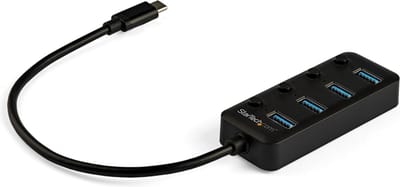 StarTech.com USB-C Hub 4-port USB hub - 4 - USB 3.2 - Zwart
