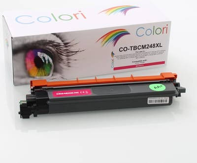 Colori huismerk Toner geschikt voor Brother TN248XLM magenta HL-L3220cw HL-L3220cwe HL-L3240cdw HL-L8230cdw HL-L8240cdw MFC-L3740cdw MFC-L3740cdwe