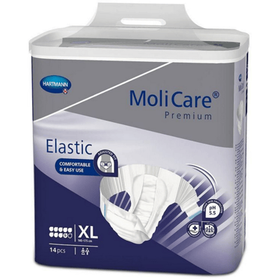 Hartmann Molicare Premium Slip Elastic 9 druppels XL - 8 pakken van 14 stuks