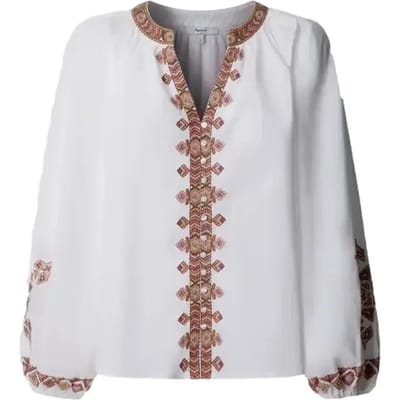 Damesblouse met lange mouwen Pepe Jeans Beliz