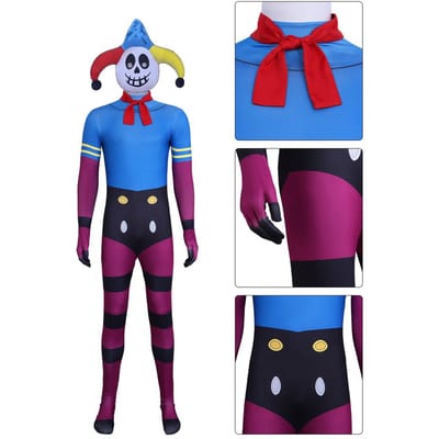 Nieuwe Horror Game IP Karakter Lily Lovebraids Meisjes Kleding Speel Spel Tijd Cartoon Katten dutje Cosplay Kostuum voor Kinderen Verjaardagscadeaus 4T(110) blue