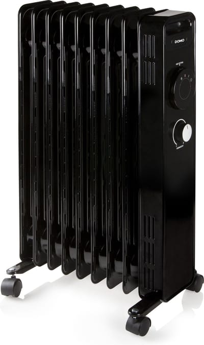 DOMO DO7327R - Olieradiator - 2000W - Zwart