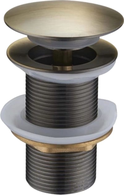 Mexen klik-klak plug rond, antiek messing - 79910-40