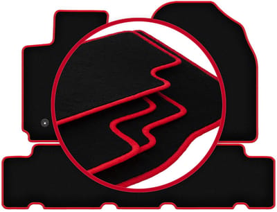 CARLUX-RED automatten voor: Toyota RAV4 III SUV (2006-2013)