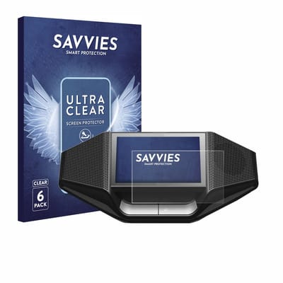Savvies - Screenprotector voor Bosch Wireless discussion DCNM-WDE - Folie Beschermfolie transparant 6 Stuks