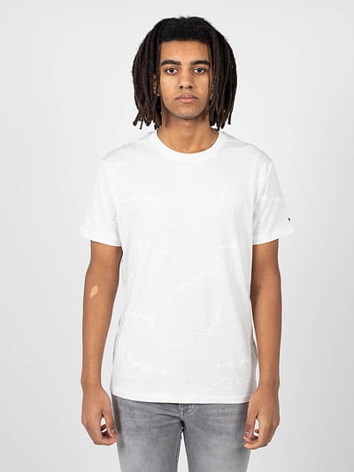 Pepe Jeans T-shirt Saschate Mannen Wit