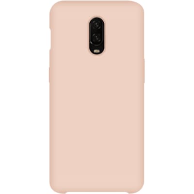 OnePlus 6T Siliconen Back Cover - pink sand