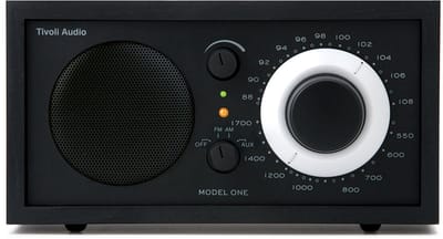 Tivoli Audio - Model One - FM/AM Radio - Zwart/Zwart/Zilver
