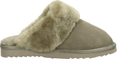 Warmbat Flurry Pantoffels Open - Taupe - Maat 36