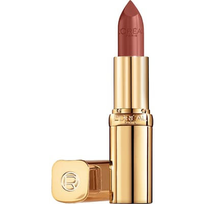 L’Oréal Paris Color Riche Satin Nude 635 Worth It Medium Lippenstift - Verzorgende Lipstick - Formule verrijkt met arganolie - Nude - 4,54gr
