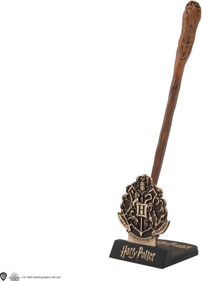Cinereplicas Ron Weasley / Ron Wemel Toverstaf / Toverstok Pen and Display / Toverstok pen met houder - Harry Potter