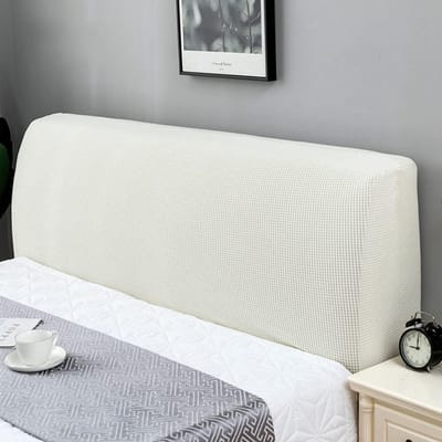 Dailygoods- Hoofdbordhoes Stretch - Hoofdbord Hoes 150 cm - Beschermhoes - Overtrek - Afdekking - 95% Polyester/5% Elastaan