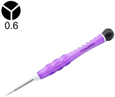 Let op type!! JIAFA 612  Tri-point Y 0.6 Repair Screwdriver for iPhone 7/7P/8/8P/ X & Apple Watch(Purple)