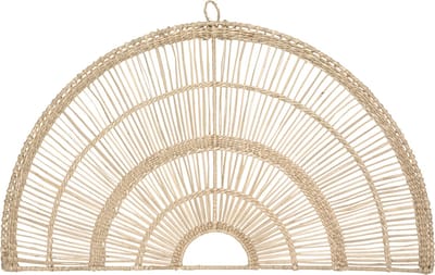 Atmosphera Arc Wanddecoratie zeegras - Muur decoratie - 60 x 35 cm