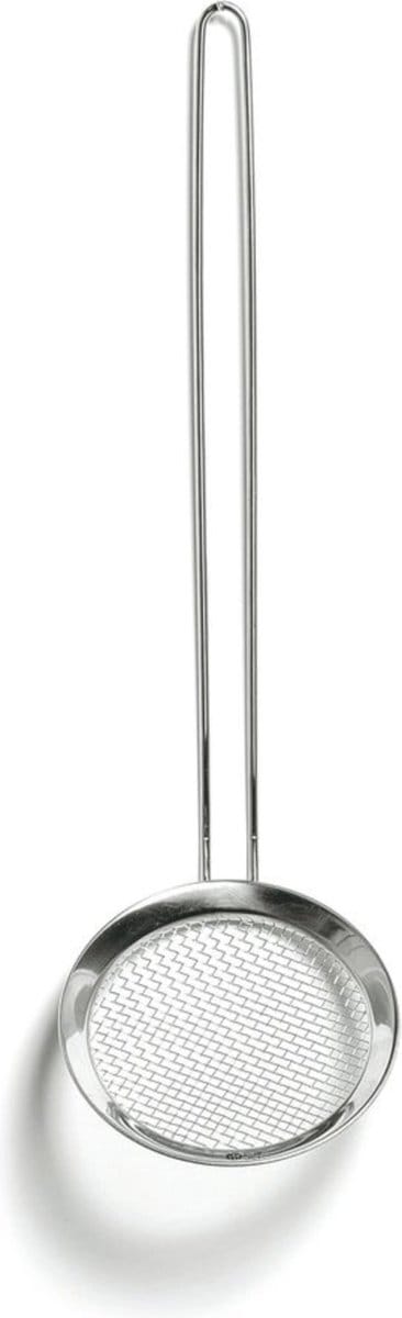 HENDI Frituurschep – Metalen draadgreep – Ø125mm – 360mm – Vaatwasmachinebestendig
