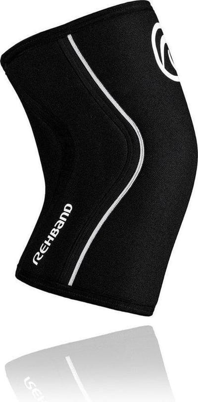 Rehband RX Kniebrace Power Max - 7 mm - Zwart - XS