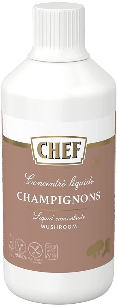 Chef Concentre Liquide - vloeibaar paddenstoelen concentraat - 1 liter