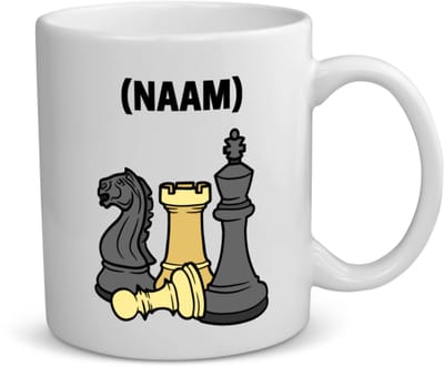 Akyol - schaken met eigen naam koffiemok - theemok - Schaken - schaker - denksport - 350 ML inhoud