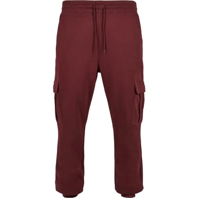 Urban Classics - Cargo Heren joggingbroek - L - Bordeaux rood