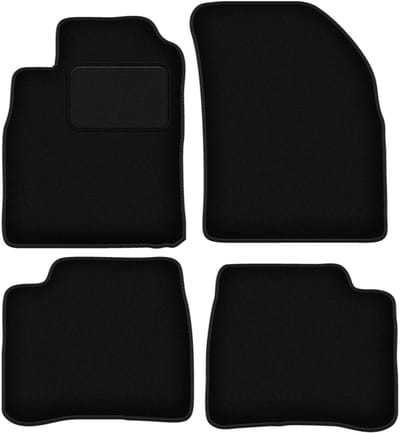 Zwarte veloursmatten voor: Hyundai Sonata III sedan (1999-2005)