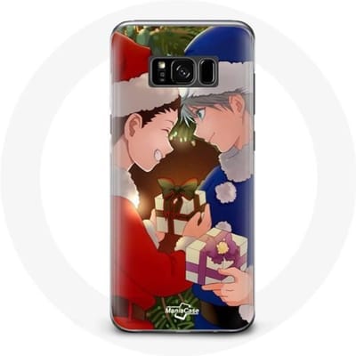 Coque - Maniacase - Samsung Galaxy S8 - Noir - Souple - Anime Karma et Nagisa noir