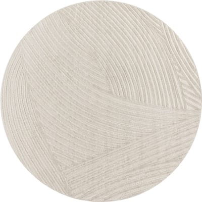 Binnen- en buitenkleed Cotara crème 120 cm rond