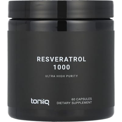 Toniiq, Resveratrol 1.000, 60 Capsules
