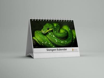 Slangen Bureau-verjaardagskalender | Slangen bureaukalender | Slangen kalender 20x12.5 cm