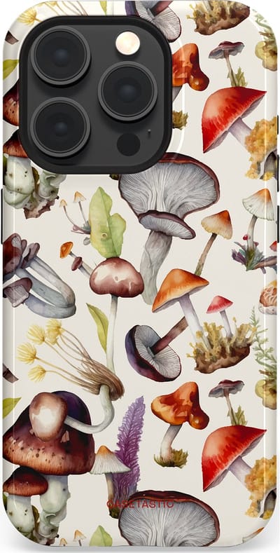 Casetastic Hoesje Geschikt voor Apple iPhone 15 Pro Magsafe - Stijlvolle Beschermende Duo-layer Case - Herfst spoor