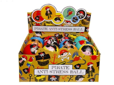 Duckiez Anti-stress Bal Piraat - 24 stuks