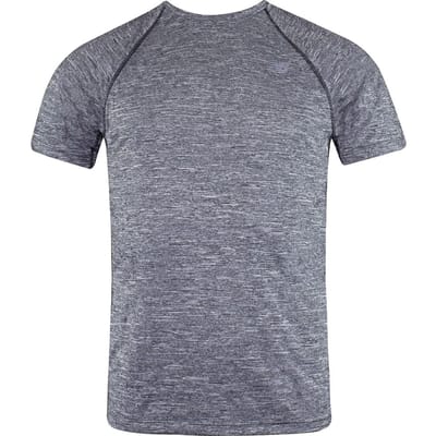 New Balance Korte Mouw Grijs Crew Neck Heren Tenacity T-shirt MT81095 HC