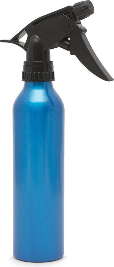 Metalen Plantenspuit 300 ml - Blauw - Verstuiver Voor Planten En Schoonmaak - Sprayfles Met Verstelbare Nevel - Aluminium En Kunststof - Voor Kamerplanten, Tuin En Huishouden