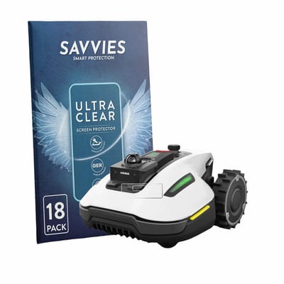 Savvies - Screenprotector voor Mammotion Yuka Mini 2 1000 (ALLEEN Camera) - Folie Beschermfolie transparant 18 Stuks
