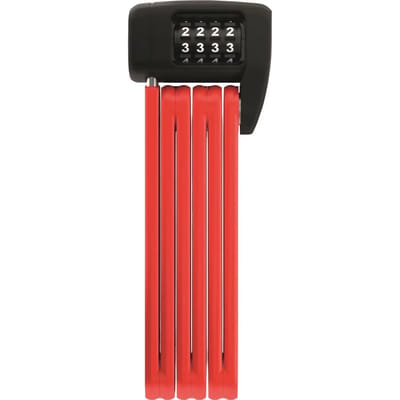 Fietsslot ABUS Vouwslot - BORDO™ Lite 6055C - Security level 7 - rood - 85 cm - Geschikt voor elektrische fietsen en stadsfietsen