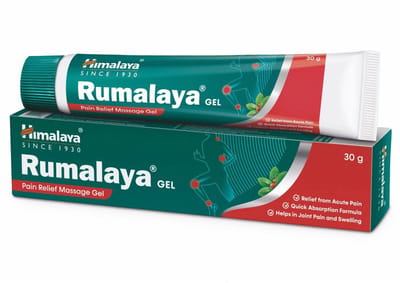 2 Piece x 30 Grams - Himalaya Rumalaya Gel for Pain Relief - Joint Pain and Swelling