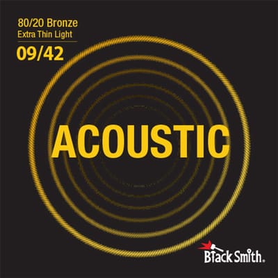 BlackSmith BR-0942 Snaren voor Akoestische Gitaar (9-42) Extra Thin Light