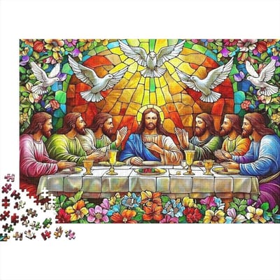 Kleurrijke Puzzel - Volwassen Puzzel - Ontspanning Thuis - 1000 Stukjes - 52 x 38 cm - Kleurrijk