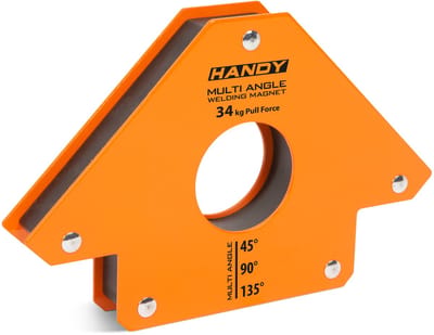 Las-Magneet Max. 34 kg – Extra Sterke Hoekmagneet Voor Lassen En Metaalmontage – Fixeert Werkstukken Op 45°, 90° En 135° – Ideaal Voor Zware Metalen Constructies En Nauwkeurig Positioneren Zonder Extra Handen [10882A]