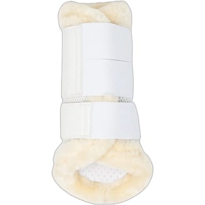 Lemieux Beenbeschermers Lemieux Fleece Edge Mesh Brushing Wit-beige
