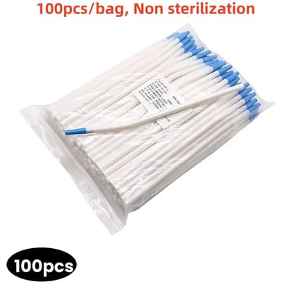 50 stuks Tandheelkundige Zuigtips 21 cm Uitgebreid Wegwerp Speekselzuigers Gladde Braamvrije Rand Individueel Verpakt