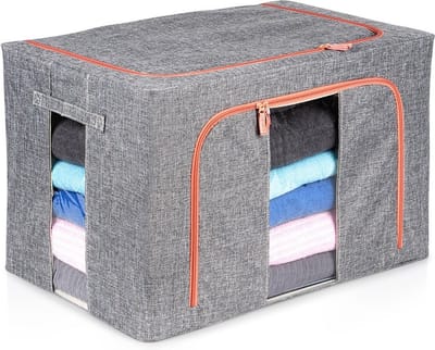 Opbergtas voor Beddengoed 100 l - Opbergzak - Organizer voor Dekbed Kleding - Opslag - Onderbed - Draagtas