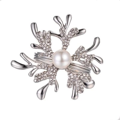 Mode Parel Broche Gewei Koraalrif Broche Legering Broche Corsage Kleding Kleding Accessoires gray