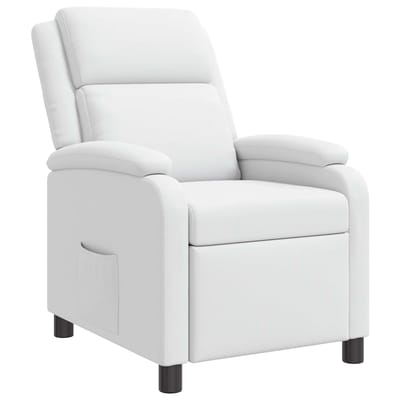 vidaXL - Recliner - Wit - Kunstleer