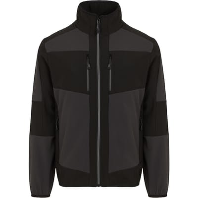 Regatta E-Volve 2-laags Soft Shell-jack voor volwassenen (As/Zwart)