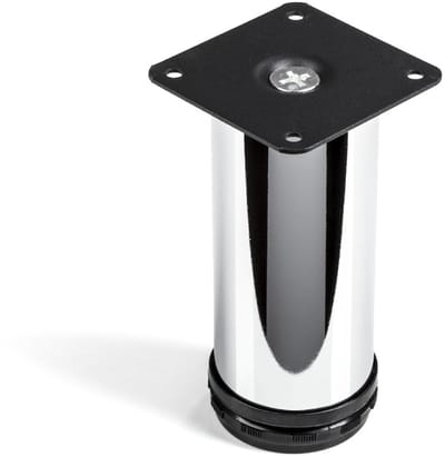 meubelpoot JIM chroom Ø 50 mm / Hoogte: 120 mm hoog draagvermogen door sterke buis van SO-TECH
