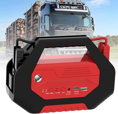 Auto Startkabel - Noodstroom Accu - Motor Starten - Veilig Vonkvrij - 24000 mAh - Zwart
