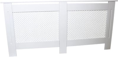 RUX® Radiatorbekleding - Radiatoromkasting - Radiatorombouw - Ombouw Verwarming – Radiatorhoes – Verwarmingshoes – Radiator Afdekking – Wit - 173cm x 82cm x 19cm
