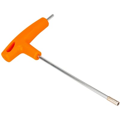 Clé à douille à poignée en T Clé à rayons secrète intégrée Outil de réparation pour vélo moto Trou carré (3,2 mm) 5.5mm