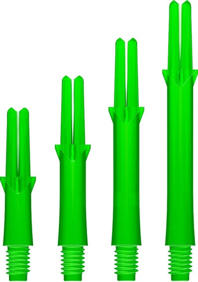 L-Style L-Shaft Locked Straight Green - Dart Shafts