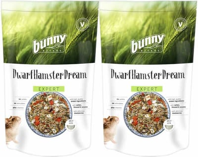 Bunny Nature Dwerghamsterdroom Expert - 2 x 500 gr - Voordeelverpakking